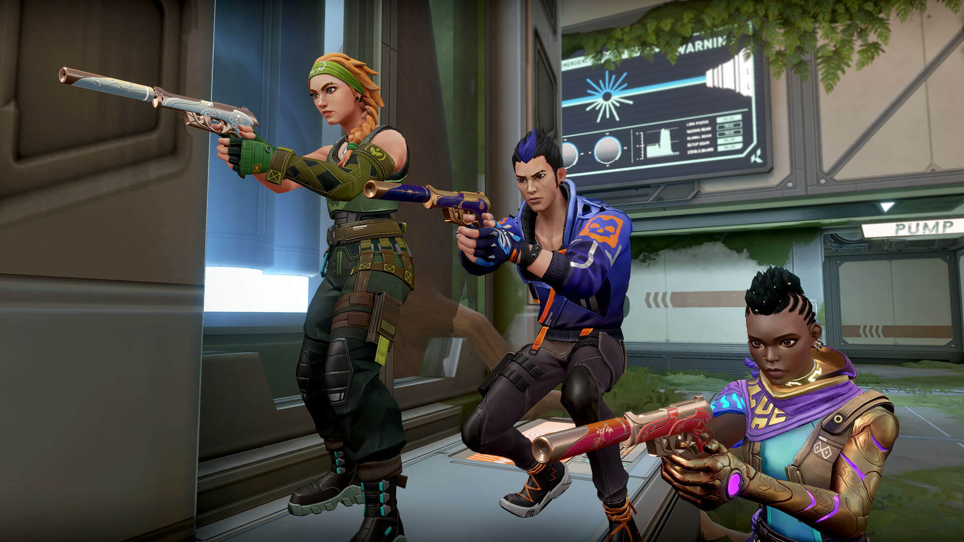 Skye, Yoru et Astra en position dans VALORANT