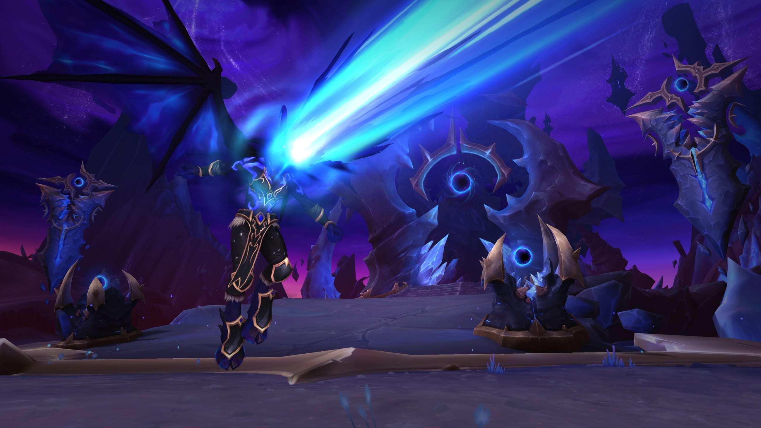 Chasseur de démons canalisant une attaque dans World of Warcraft: Midnight