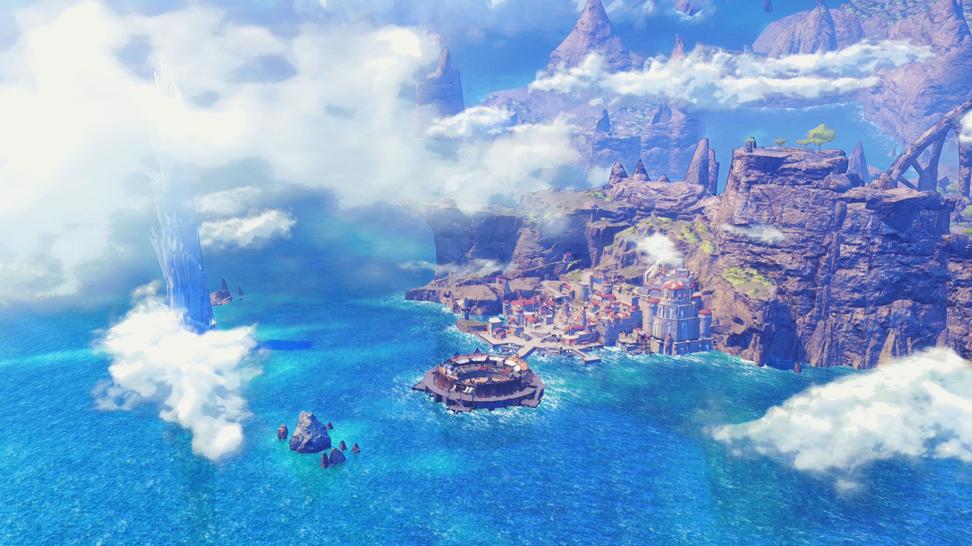 Capture officielle de Xenoblade Genesis — scène 1.