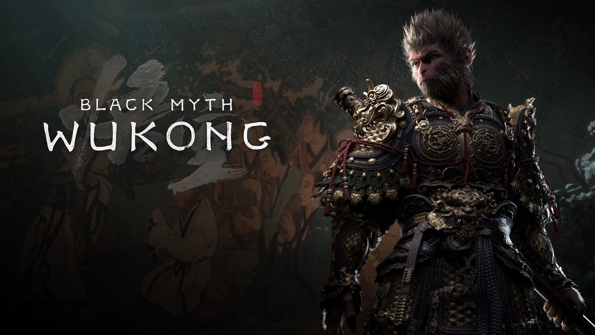 Illustration officielle complète de Black Myth: Wukong.