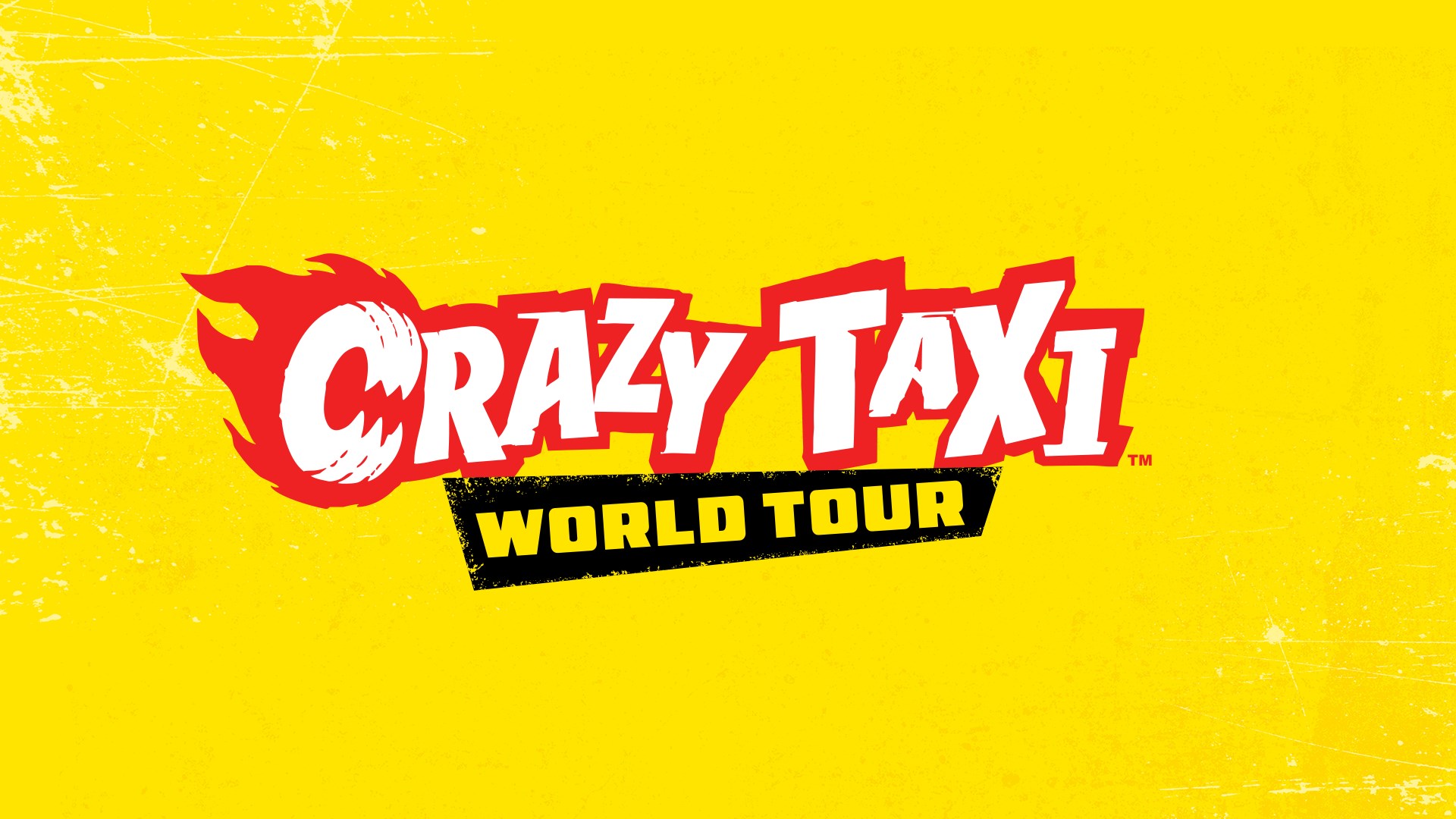 Illustration officielle complète de Crazy Taxi: World Tour.
