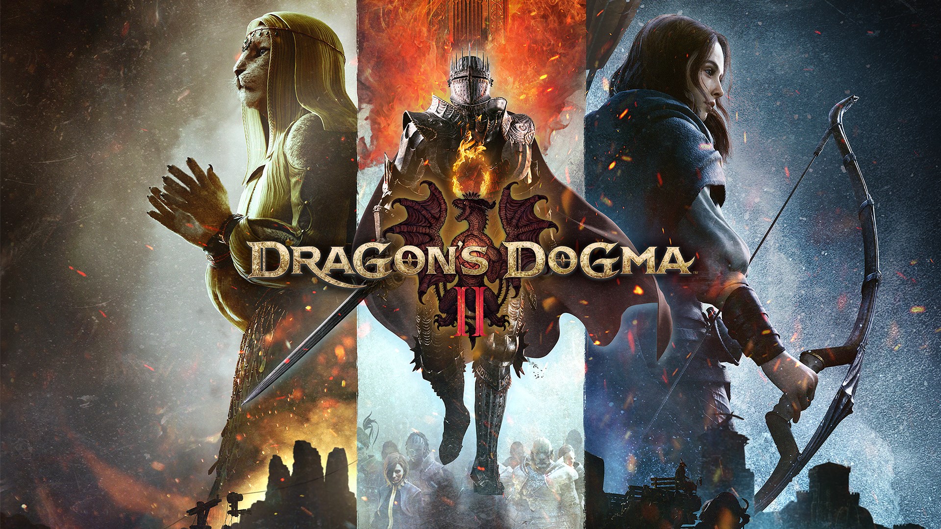 Illustration officielle complète de Dragon’s Dogma 2.