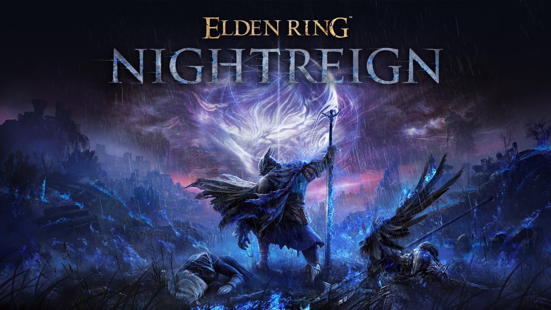 Illustration promotionnelle officielle complète de Elden Ring Nightreign.