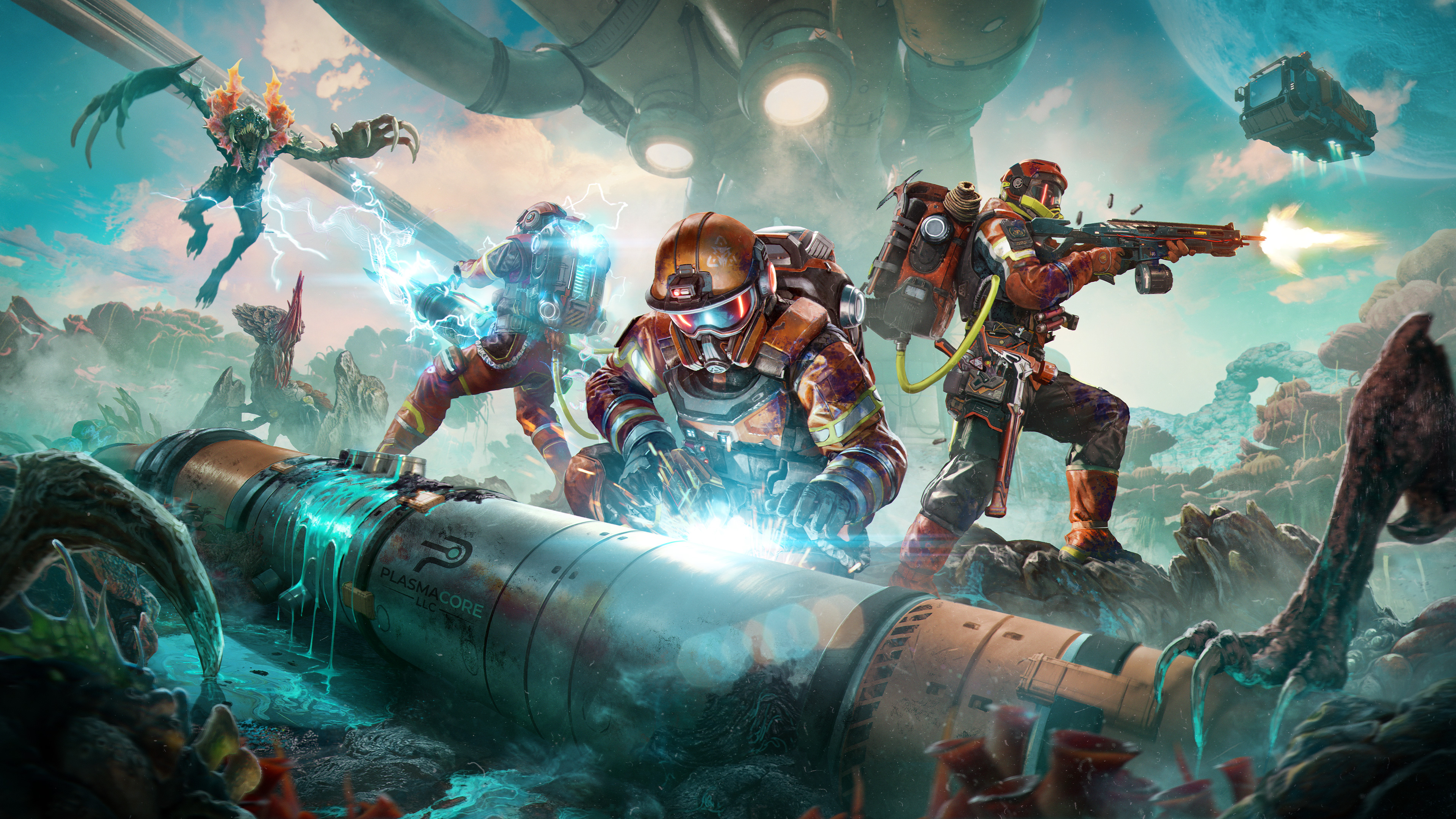 Illustration officielle complète de Exterminauts.