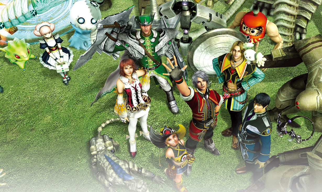 Illustration officielle complète de Enchanted Arms, publiée dans l’archive FromSoftware.