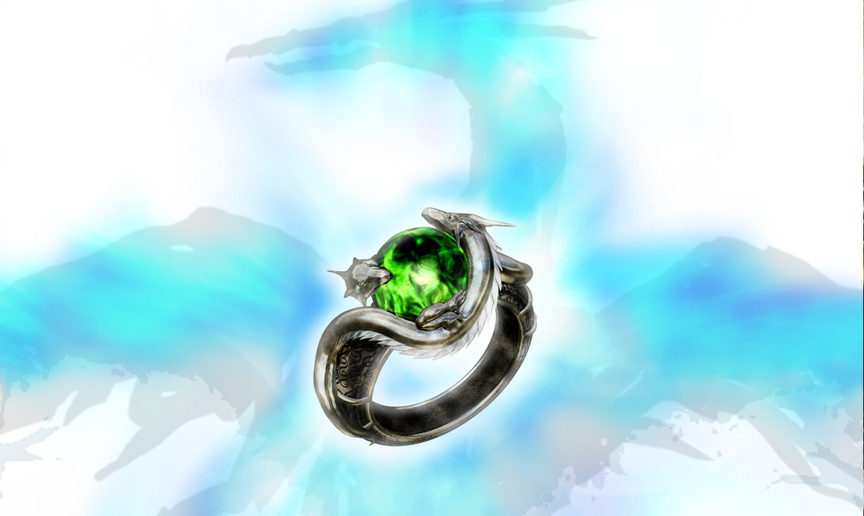 Illustration officielle complète de Eternal Ring, publiée dans l’archive FromSoftware.