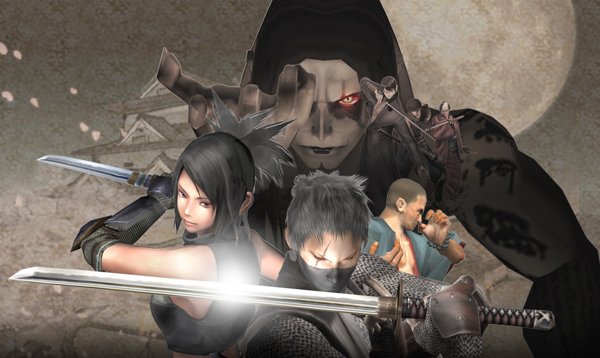 Illustration officielle complète de Shadow Assault: Tenchu, publiée dans l’archive FromSoftware.