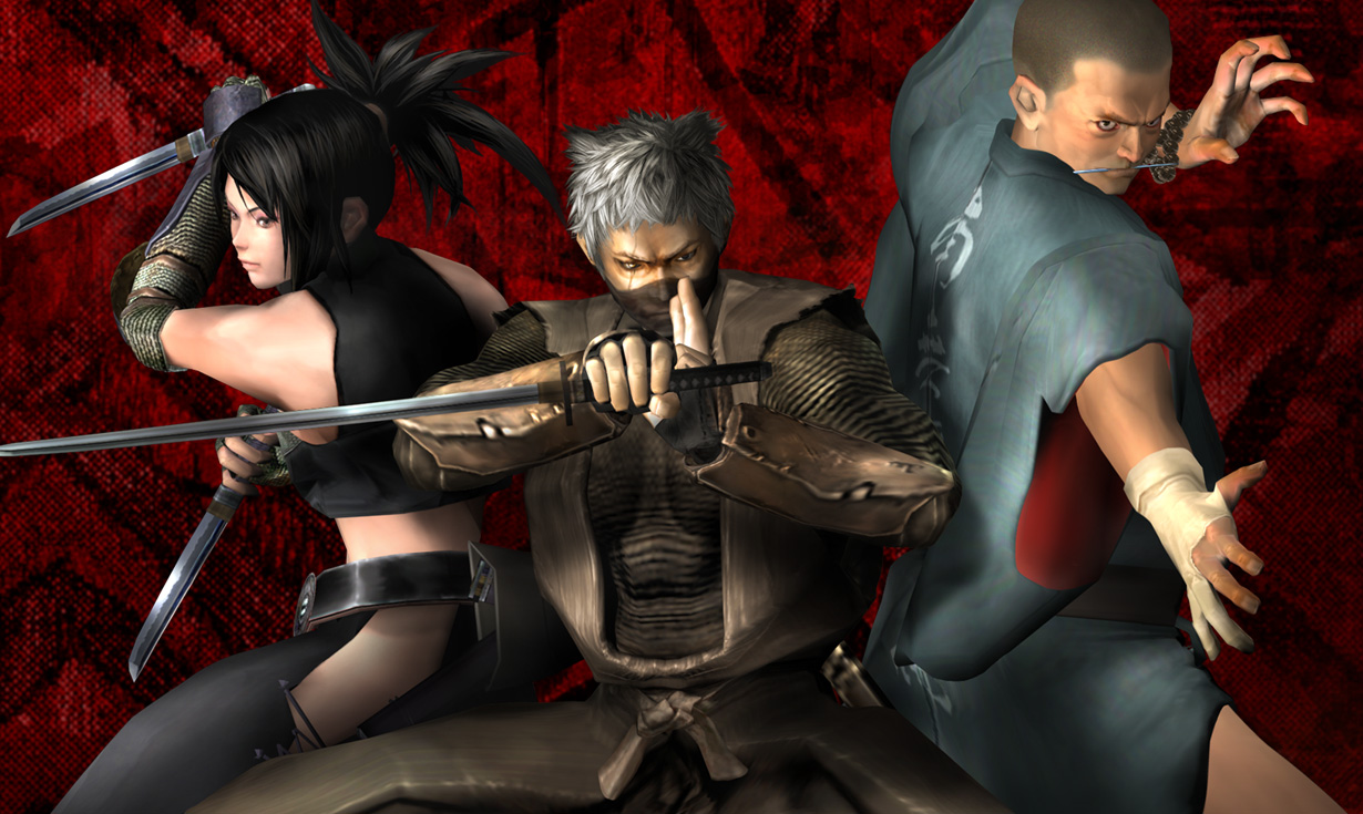 Illustration officielle complète de Tenchu: Return from Darkness, publiée dans l’archive FromSoftware.