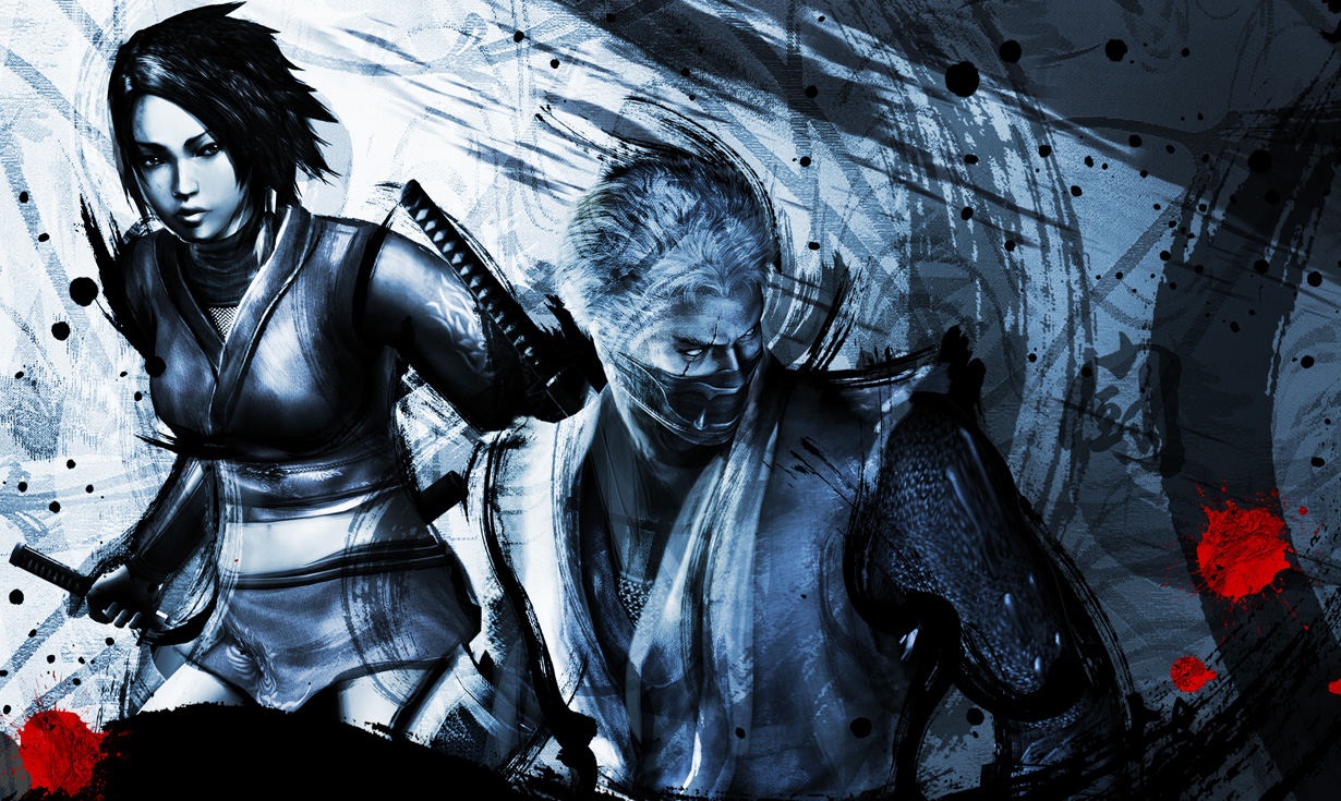Illustration officielle complète de Tenchu: Shadow Assassins / Tenchu 4, publiée dans l’archive FromSoftware.