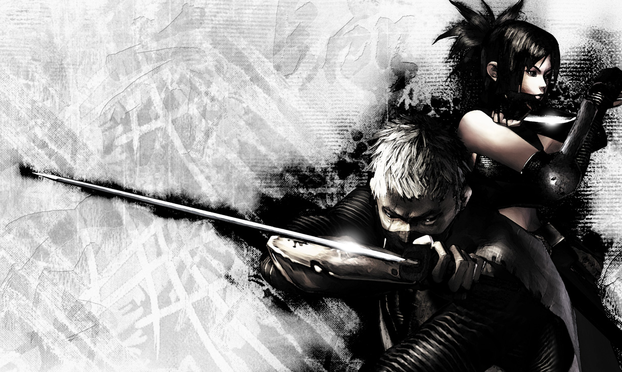 Illustration officielle complète de Tenchu: Wrath of Heaven / Tenchu 3, publiée dans l’archive FromSoftware.