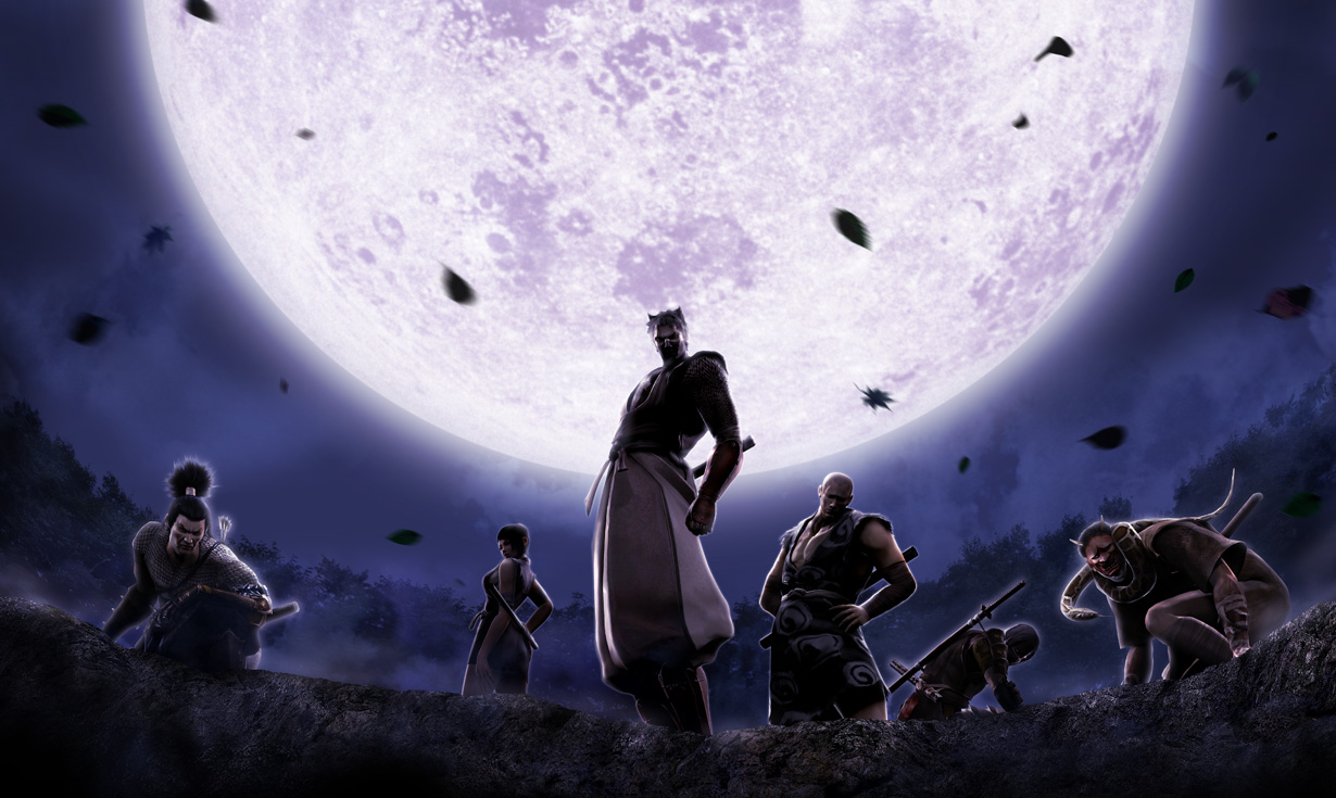 Illustration officielle complète de Tenchu Z / Tenchu Senran, publiée dans l’archive FromSoftware.