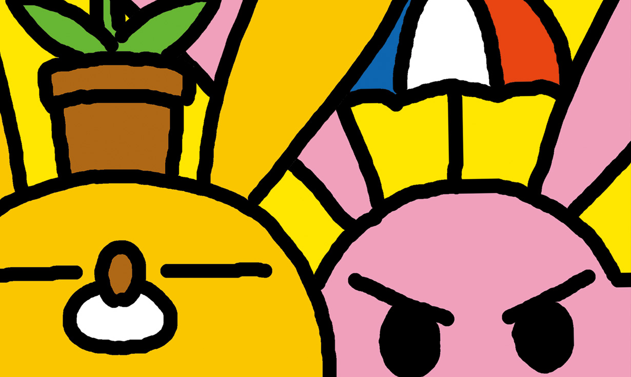 Illustration officielle complète de The Adventures of Cookie & Cream / Kuri Kuri Mix, publiée dans l’archive FromSoftware.