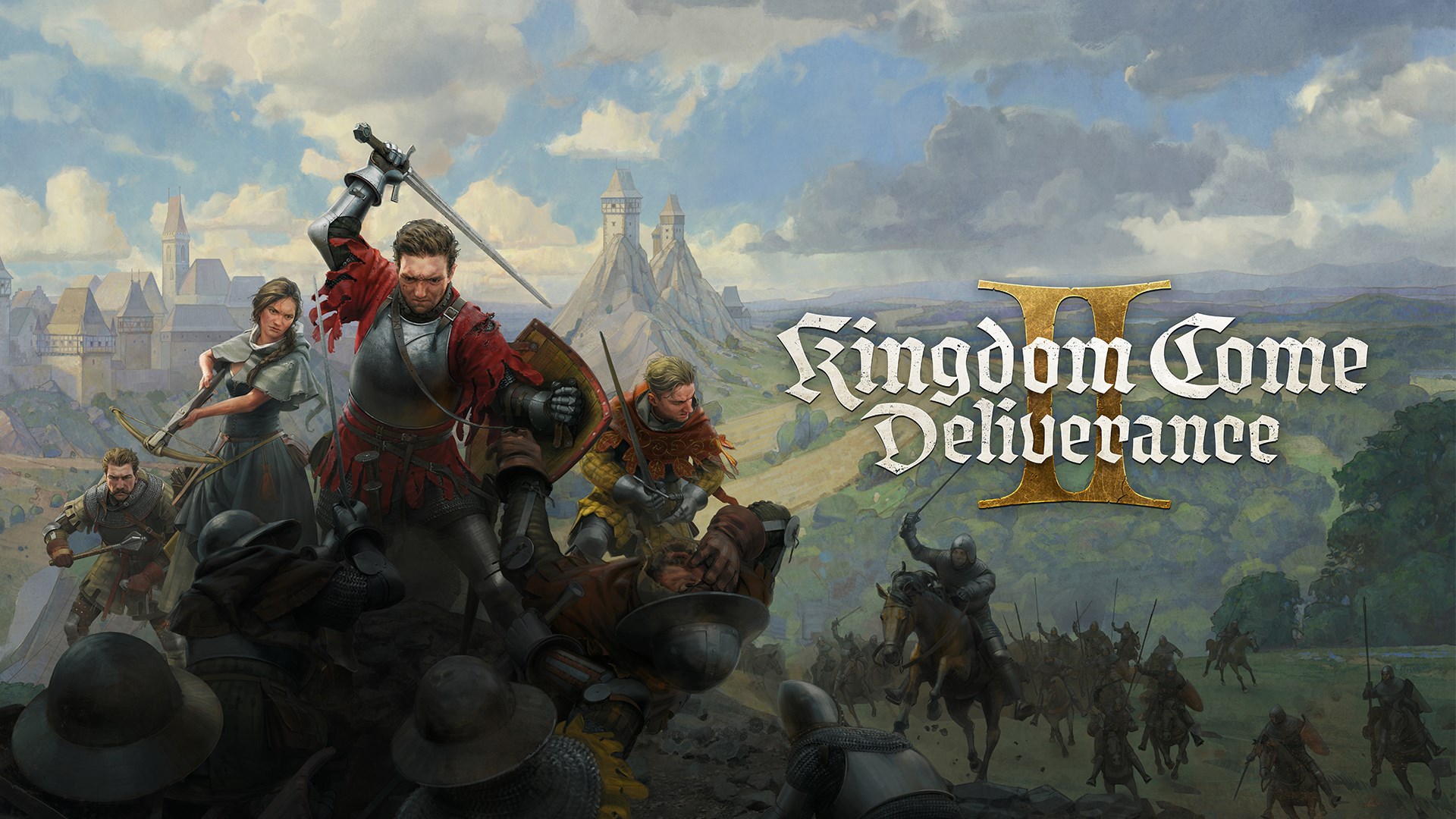 Illustration officielle complète de Kingdom Come: Deliverance II.