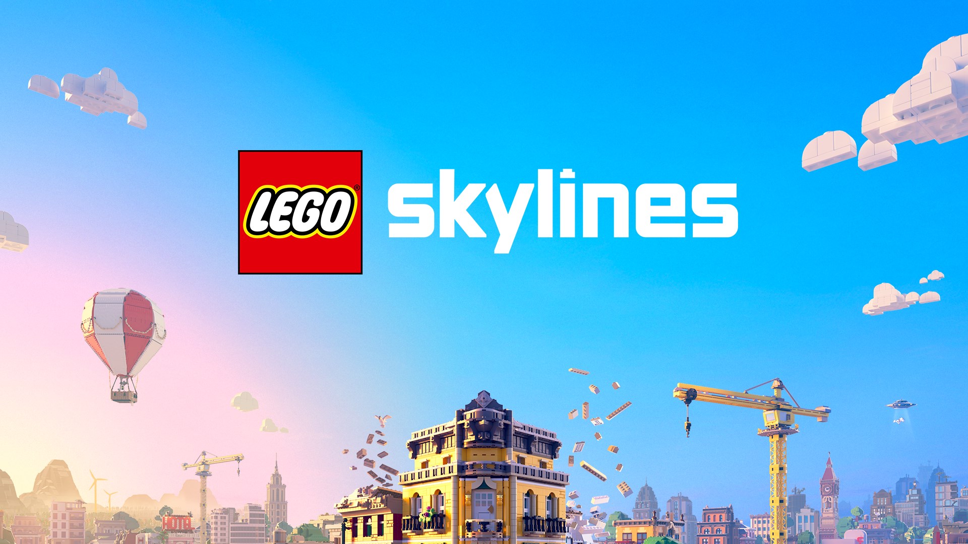 Illustration officielle complète de LEGO® Skylines.