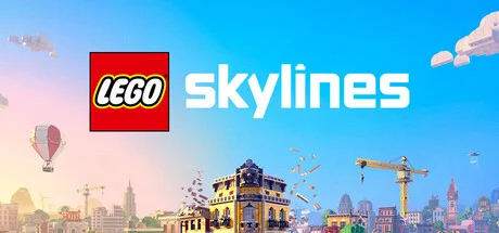 Capsule officielle de LEGO Skylines avec une ville en briques colorées