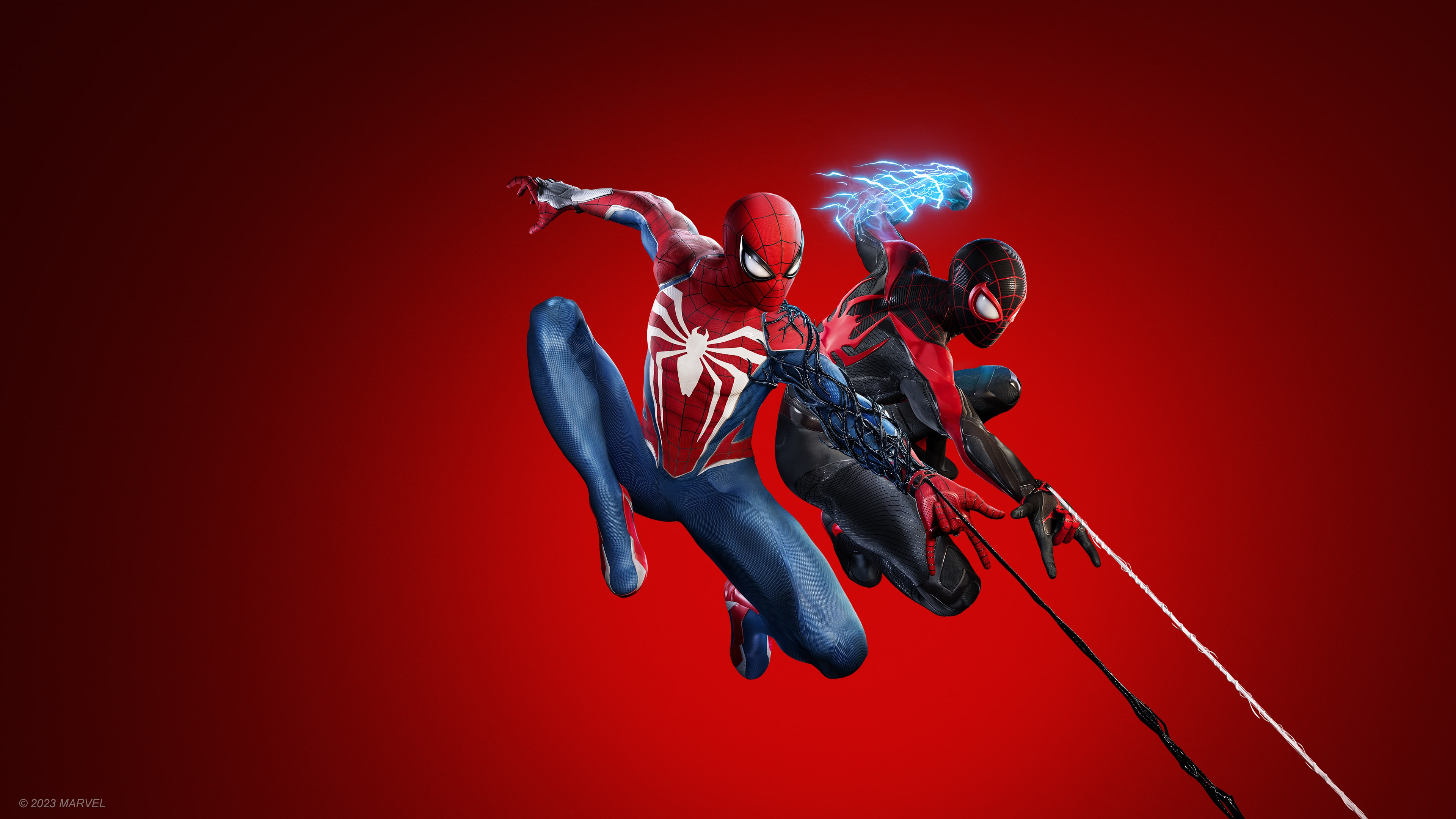 Illustration officielle complète de Marvel’s Spider-Man 2.