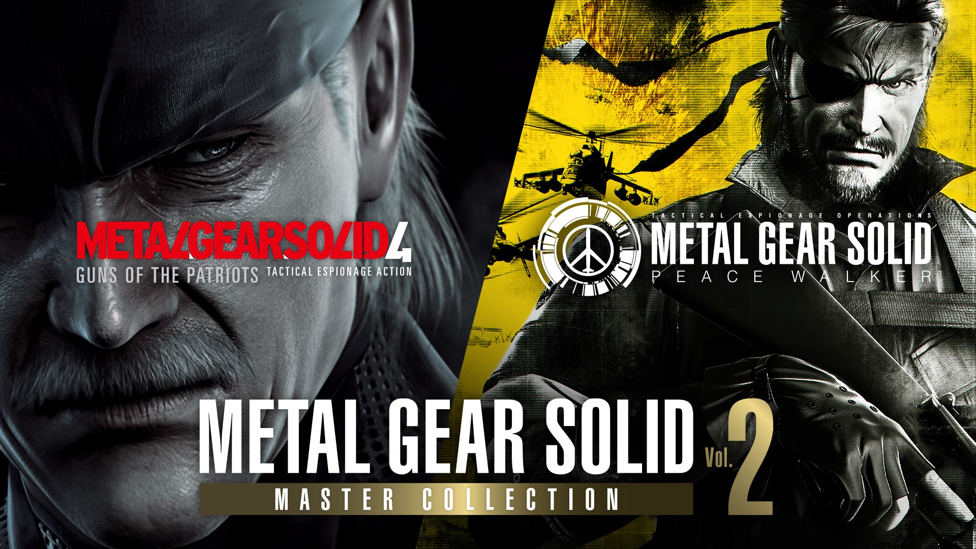 Illustration officielle complète de METAL GEAR SOLID: MASTER COLLECTION Vol. 2.