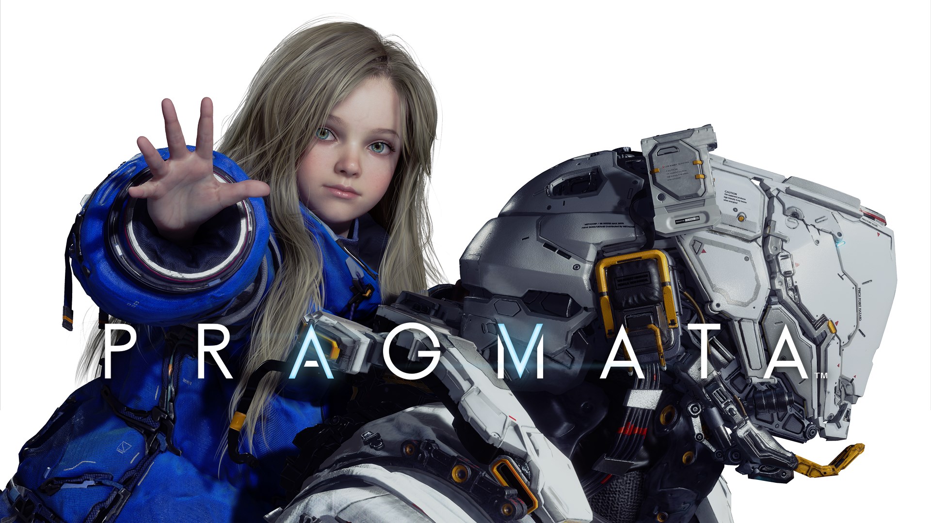 Illustration officielle complète de PRAGMATA.