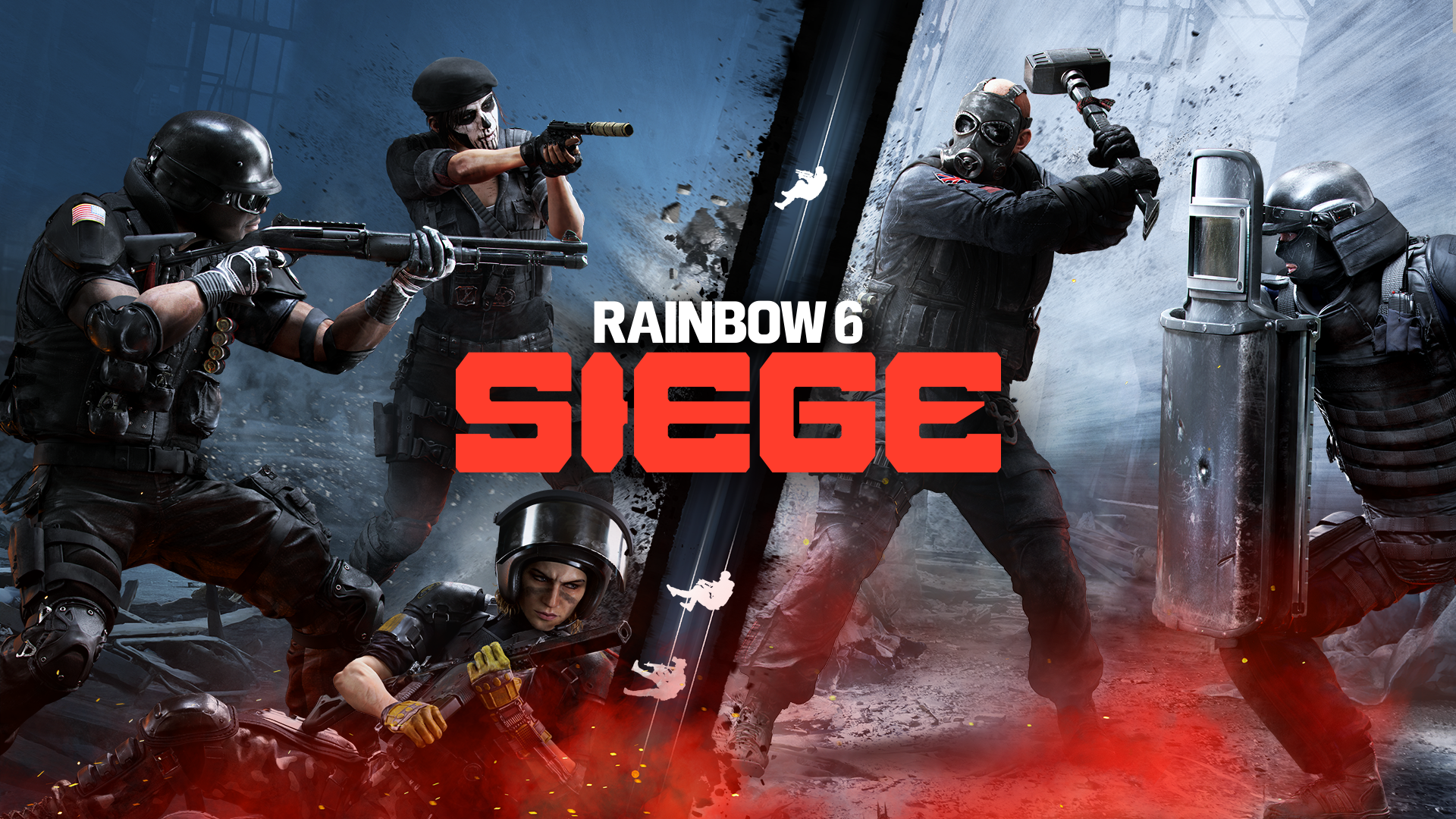 Illustration officielle complète de Tom Clancy’s Rainbow Six Siege.