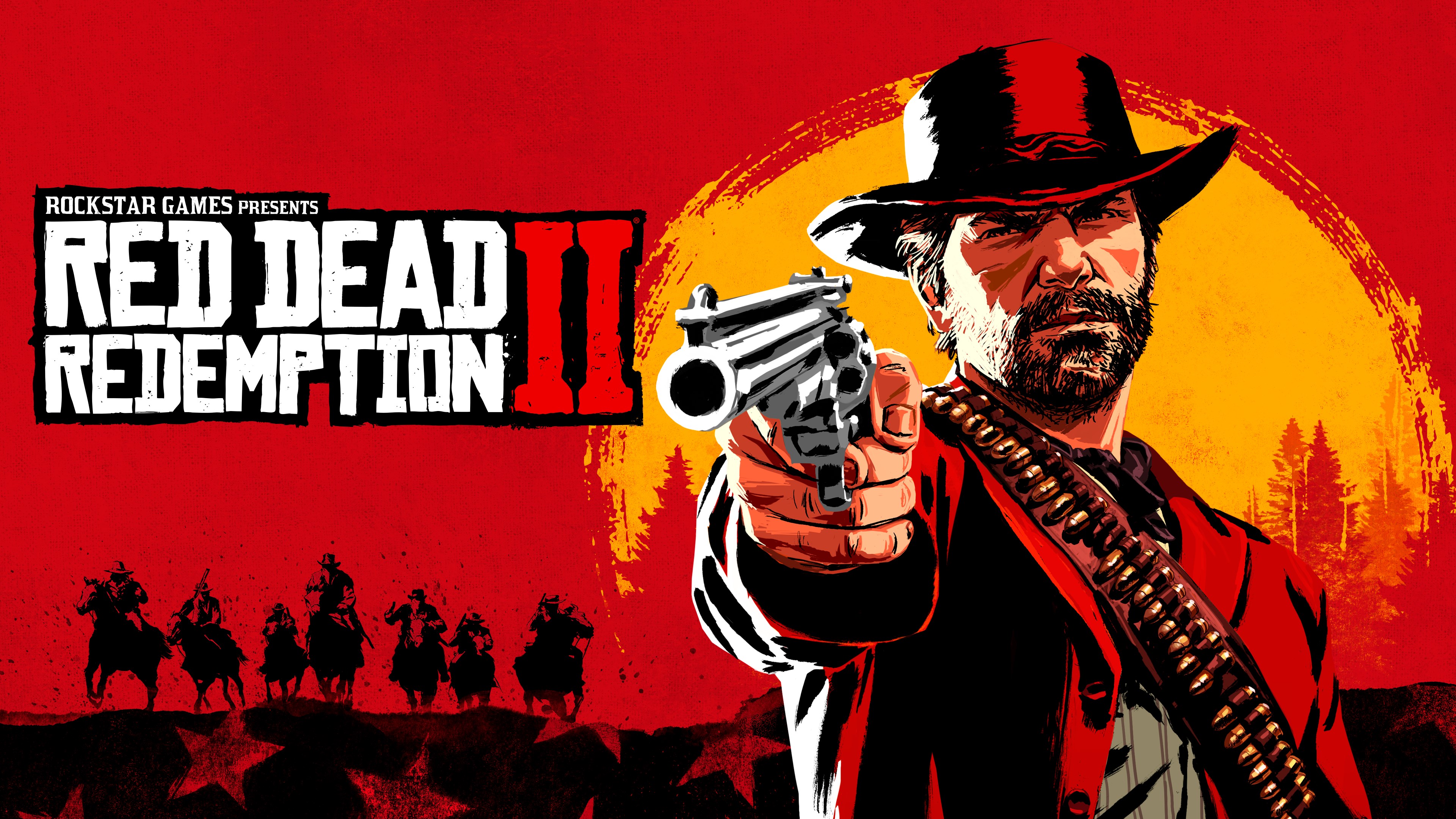 Illustration officielle complète de Red Dead Redemption 2.