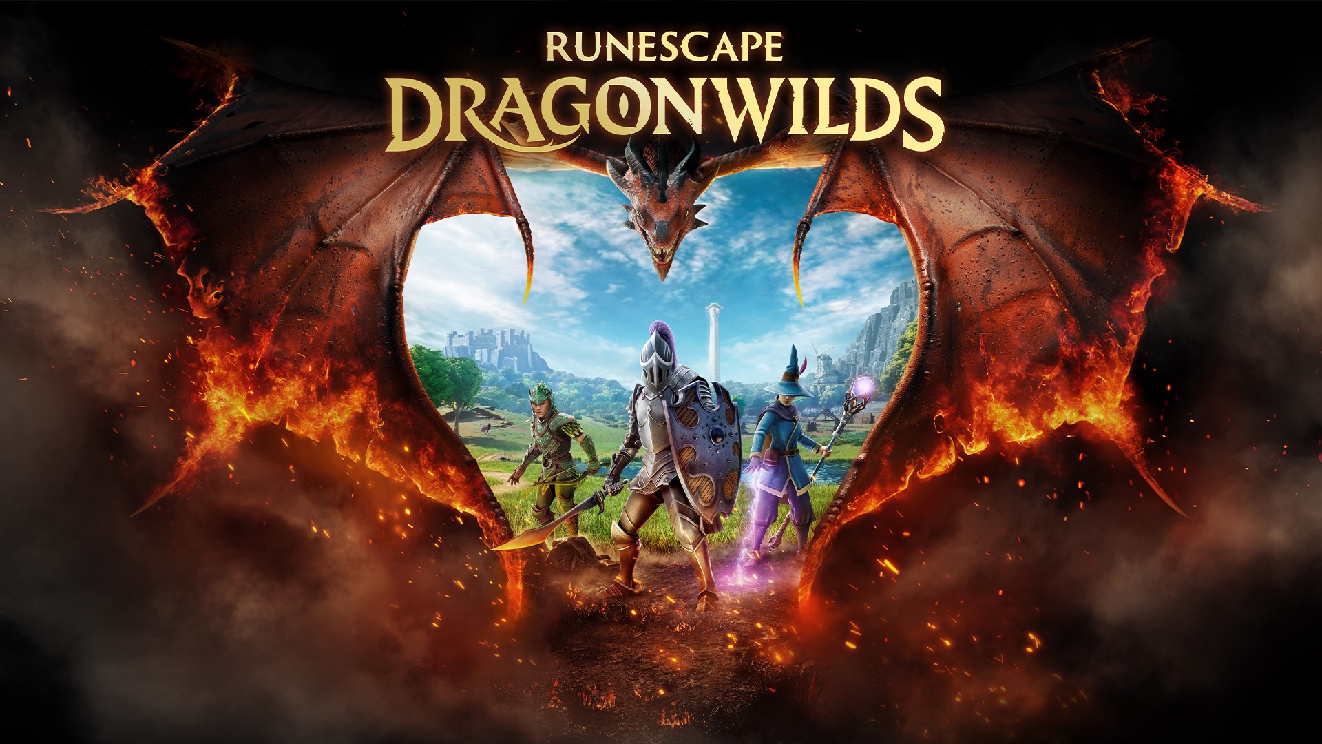 Illustration officielle complète de RuneScape: Dragonwilds.