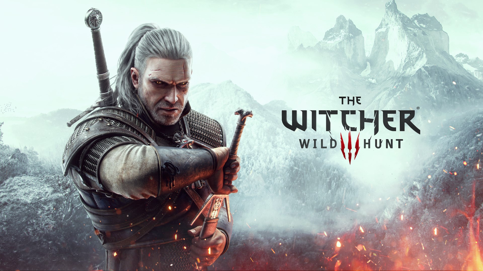 Illustration officielle complète de The Witcher 3: Wild Hunt.