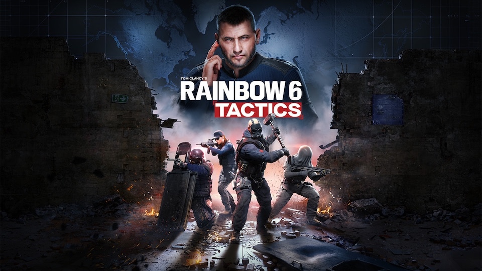 Illustration officielle complète de Tom Clancy’s Rainbow Six Tactics.