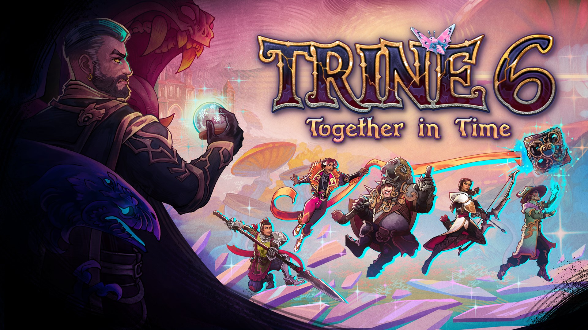 Illustration officielle complète de Trine 6: Together in Time.