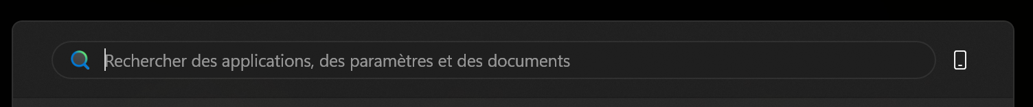 Recherche Windows avec « Windows PowerShell » saisi.